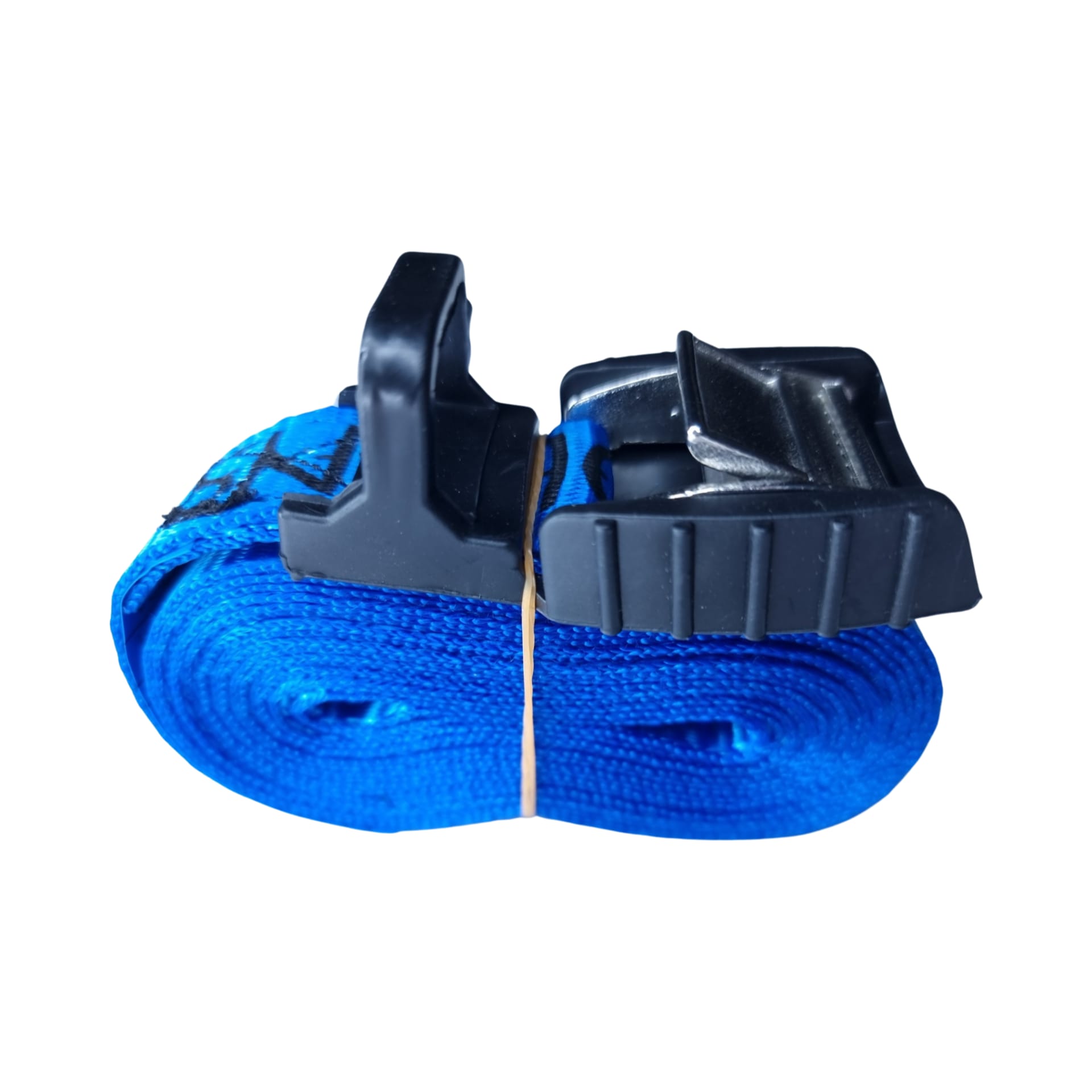 Stainless Steel 316 Marine Kayak Tie Down Straps: Pair of Blue 3.5m straps with pouch - Image 6