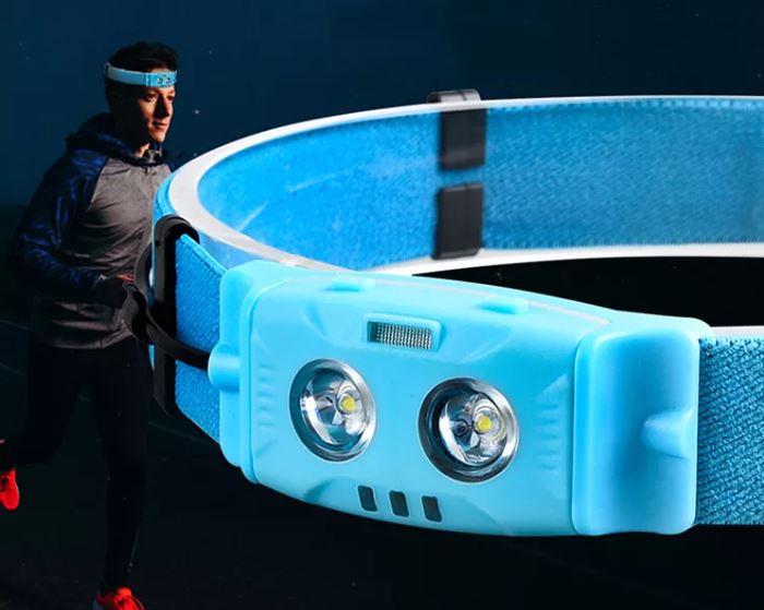 Rechargeable Cross Country Racing Headlamp | 450LM LED | USB-C | Waterproof