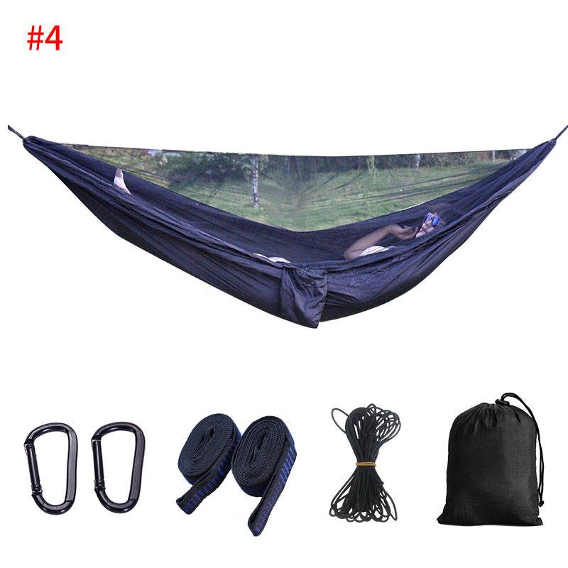 Premium Camping Hammock with Mosquito Net - Removable net with bungee cord - Image 10