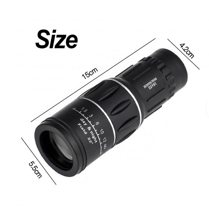 High Power Prism 16x52 Monocular