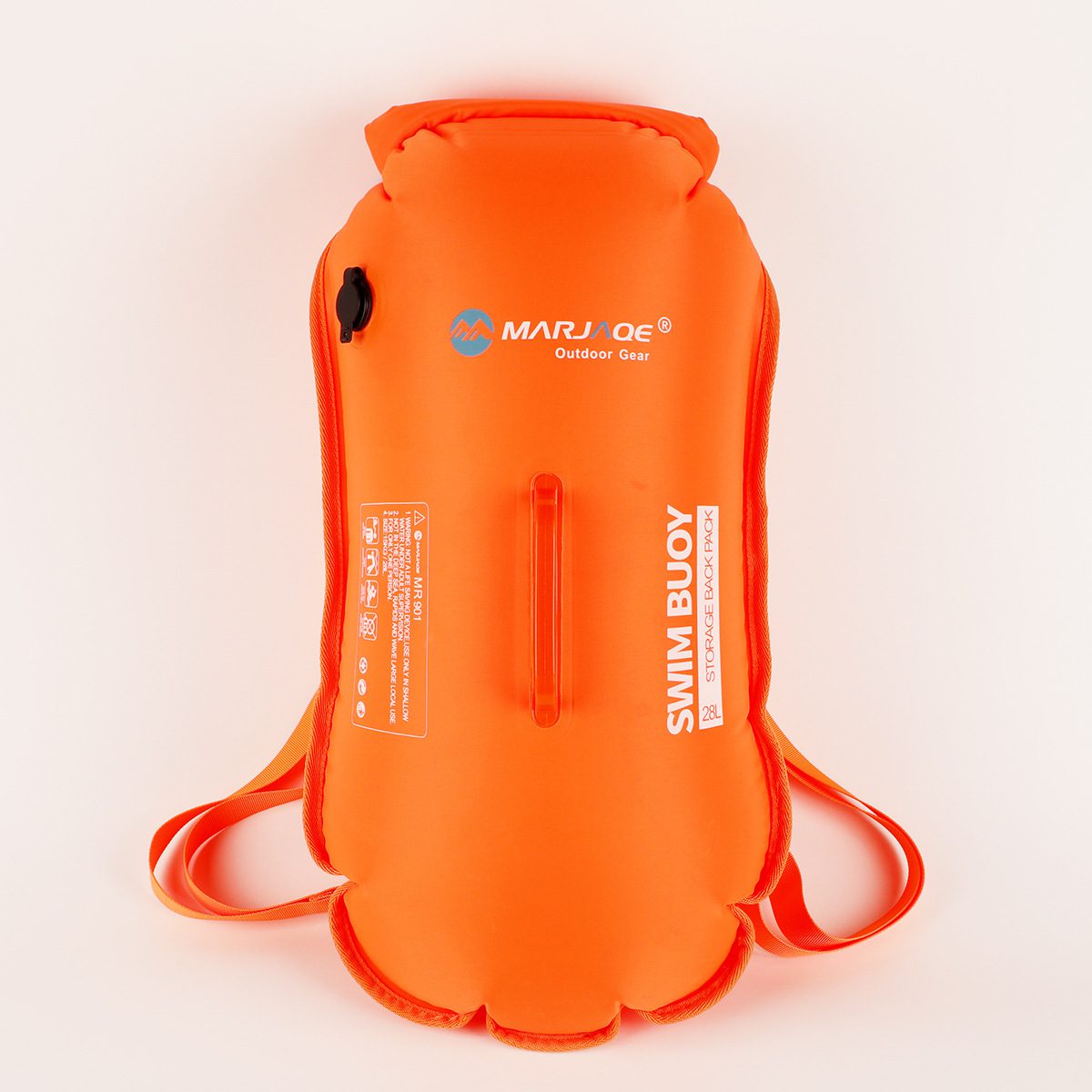 Introducing Our Premium Large 35L Open Water Swim Buoy with Double Airbag and Gear Storage Compartment