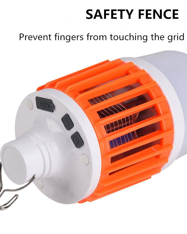 Mosquito Zapper Camping Lantern - Rechargeable Outdoor Light | Green - Image 7