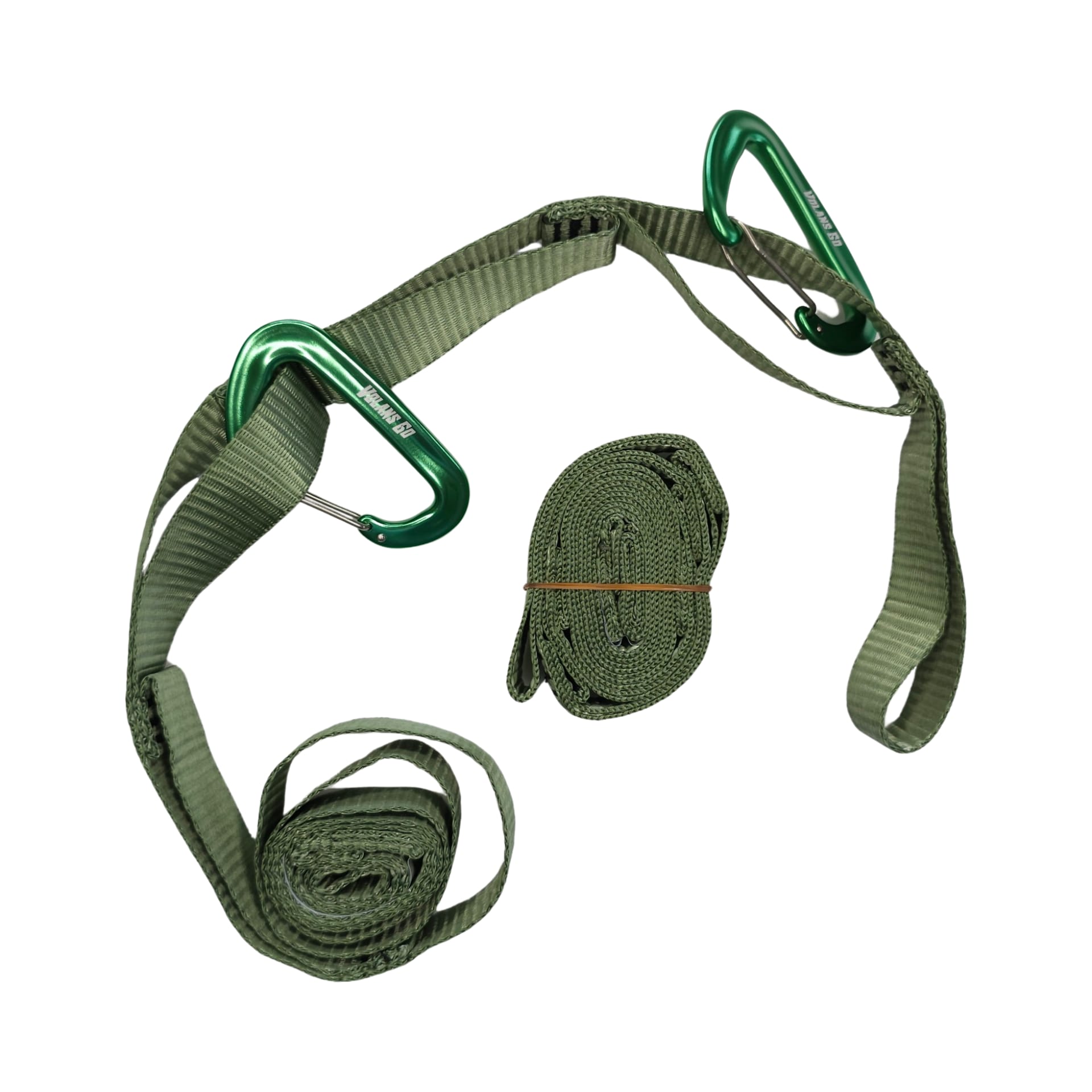 Multiloop Hammock tree strap set | 1.5m with Carabiners & pouch
