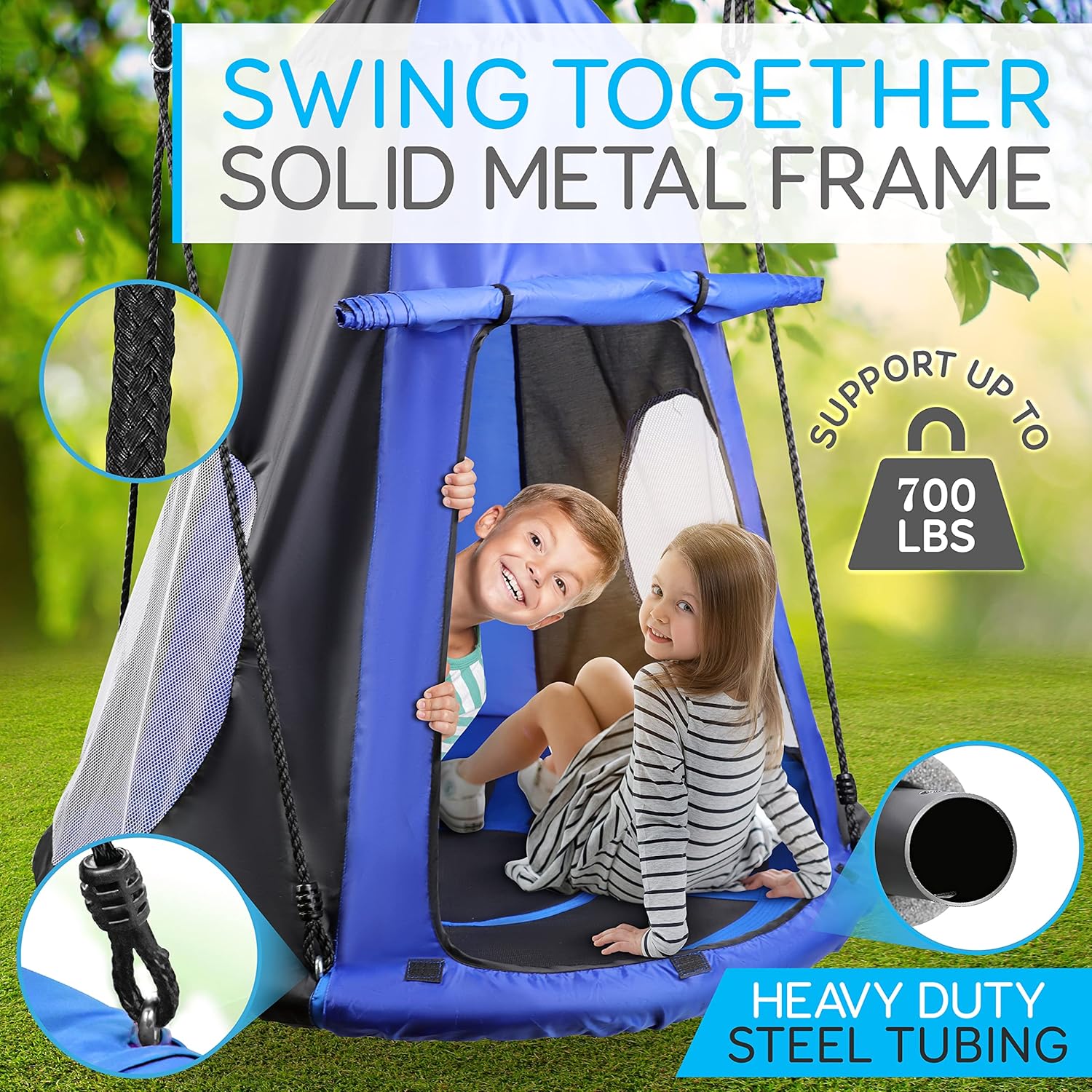 Hanging Tent Swing: Fun Indoor/Outdoor Pod for Kids! - Image 7