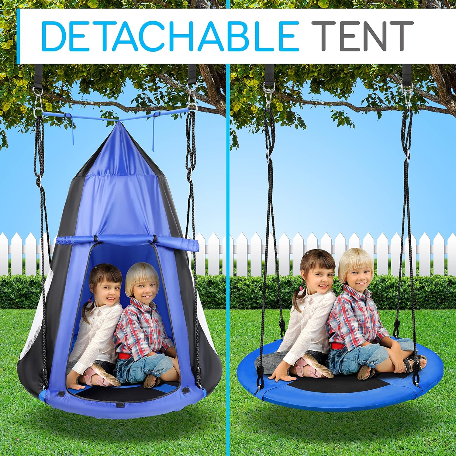 Hanging Tent Swing: Fun Indoor/Outdoor Pod for Kids! - Image 5