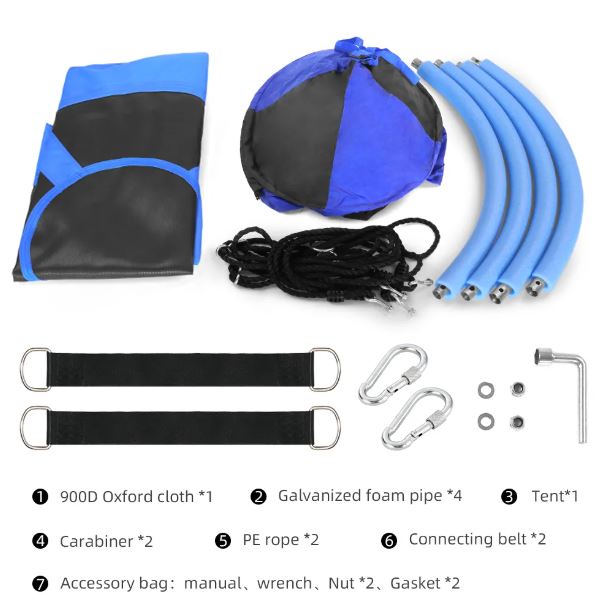 Hanging Tent Swing: Fun Indoor/Outdoor Pod for Kids! - Image 4