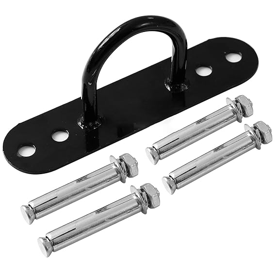 Heavy-Duty Battle Rope Wall/Ceiling Mount Anchor Bracket – 300kg Capacity