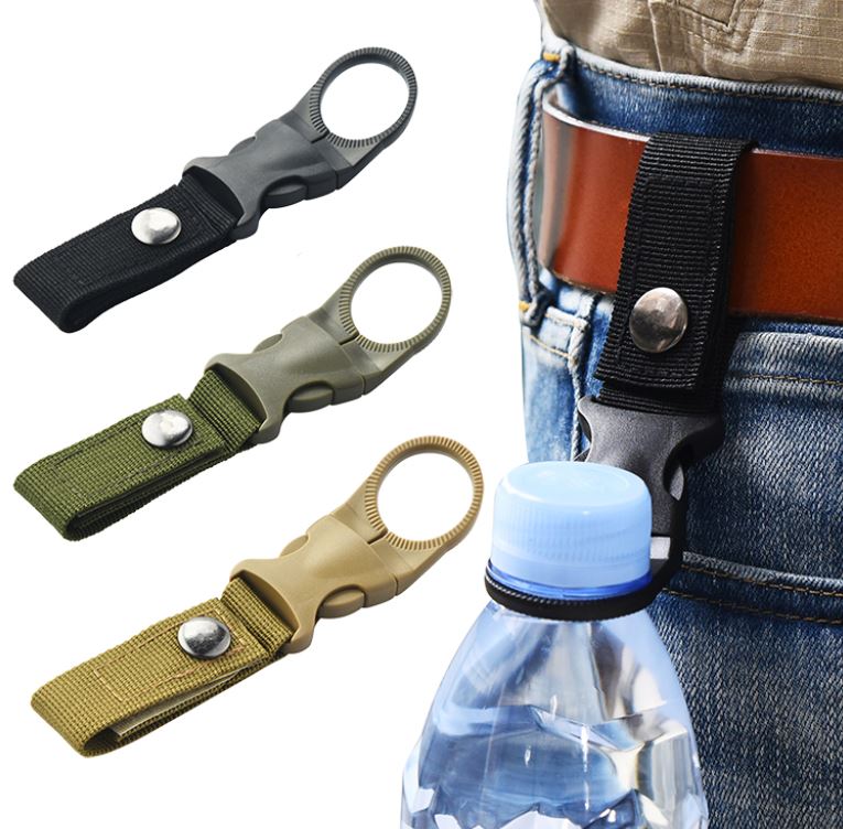 Outdoor Water Bottle Buckle – Portable Lanyard & Belt Clip for Standard Bottles